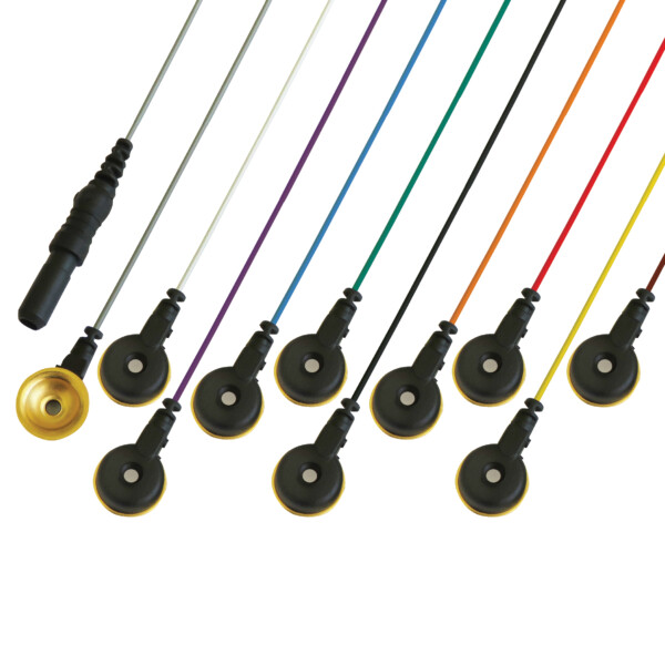 Compumedics Gold Cup Electrode 48" (10/pkg) Multicolor-NMS