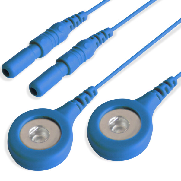 Compumedics Snap leads-2 pack Blue 26"